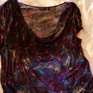 Apart 9 short sleeve multi color top.